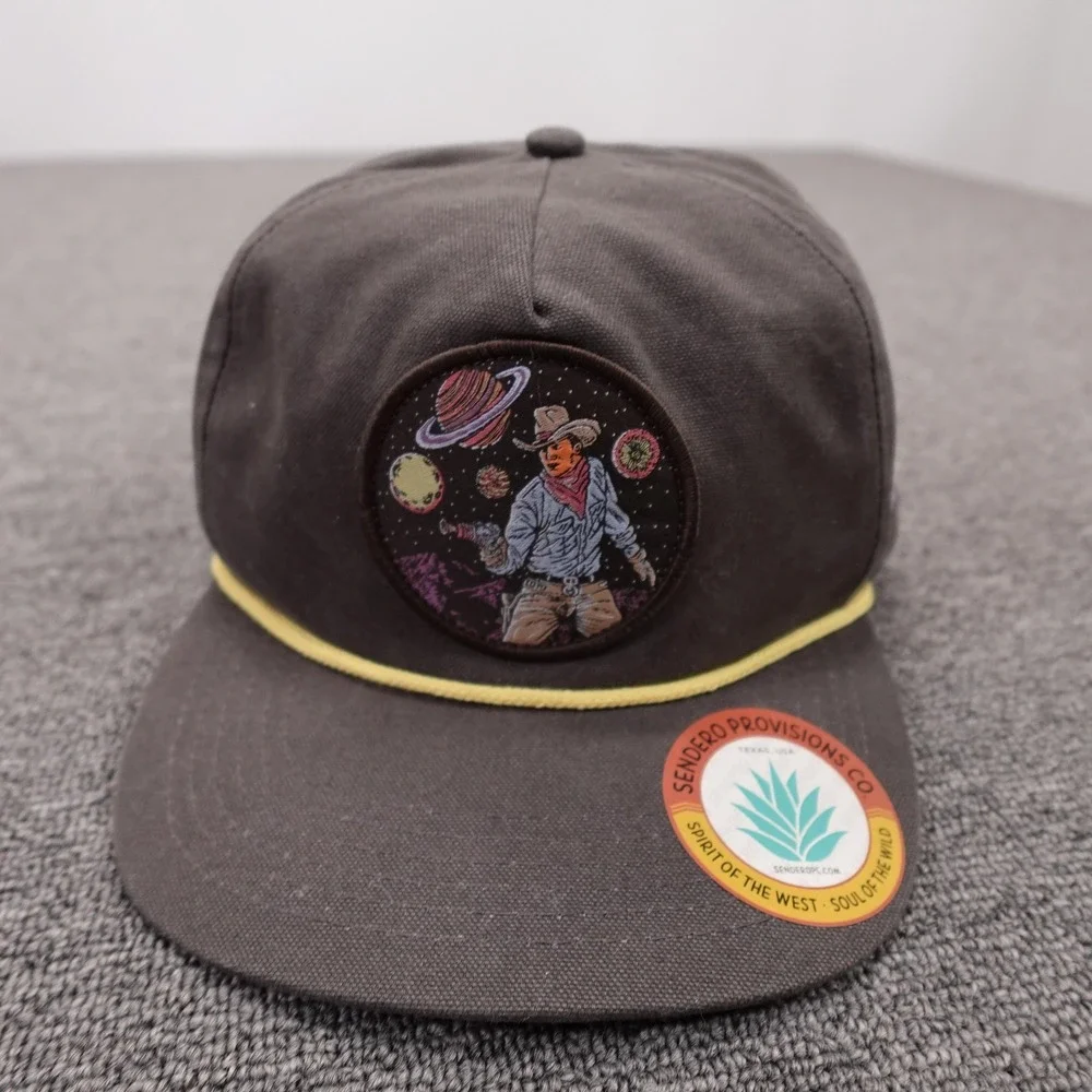 Sendero Provisions Co Hat Cap Snap Back Mens One Size Gray Cosmic Cowboy Rope